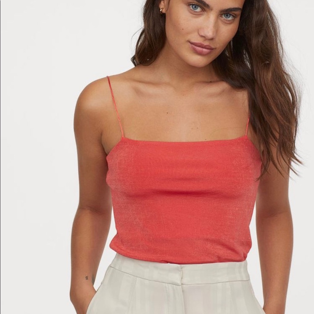Coral pink cami